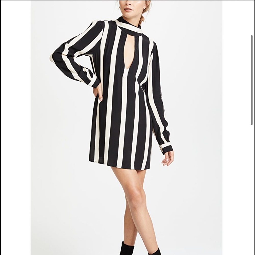 COPY - Flynn Skye striped Leah Mini dress Large NWOT